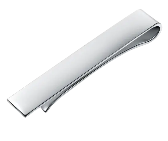 Silver Tie Clip