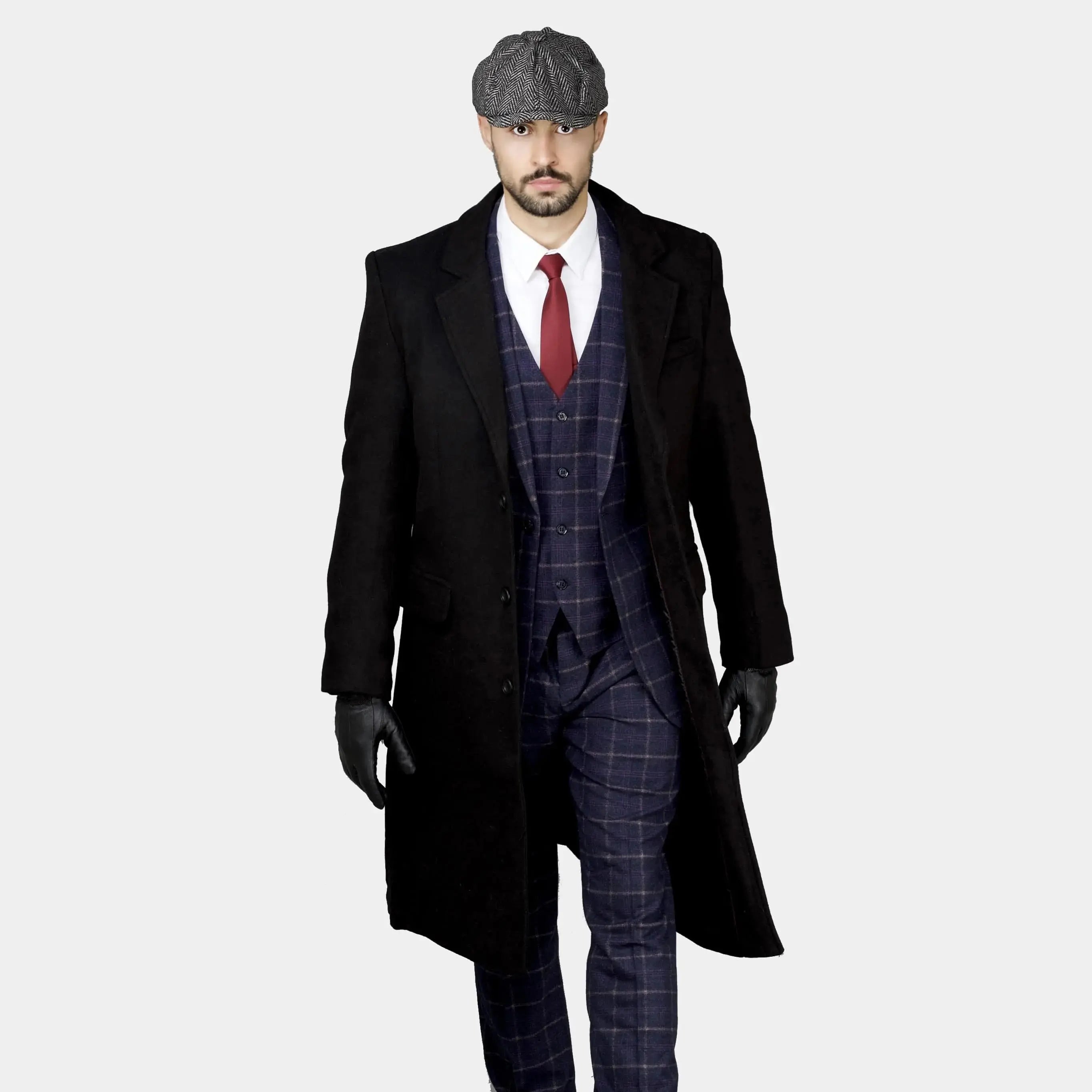 Authentic Black English Long Coat