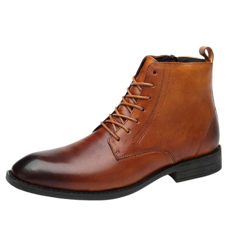 Tommy light brown leather boots